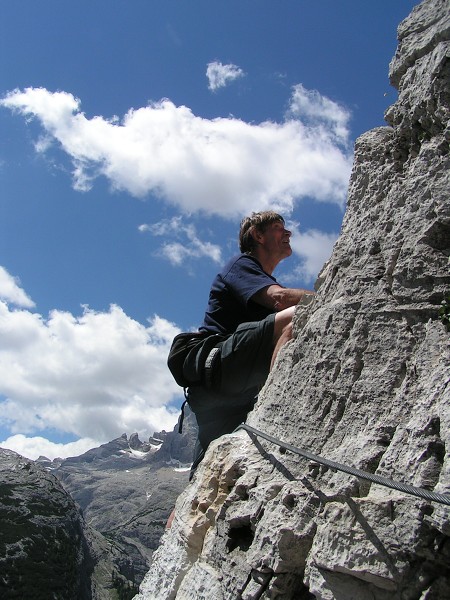 FERRATA ETTORE BOVERO NA COL ROSA 2166 M